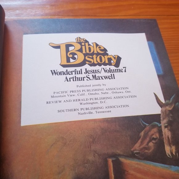 Bible Story Arthur Maxwell Volume 7 Hardcover‎ Book Christian Religious - Picture 7 of 8